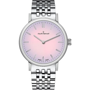 Claude Bernard Slim Line 32 Silbrig / Pink