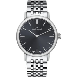 Claude Bernard Slim Line 32 Argenté / Noir