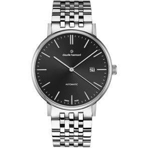 Claude Bernard Slim Line Automatic Schwarz
