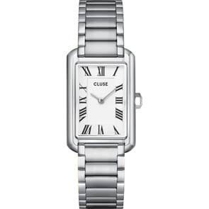 Cluse Belisenna Steel Weiss / Silbrig