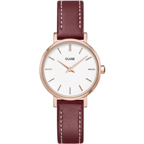 Cluse Boho Chic Petite Leather Dark Red