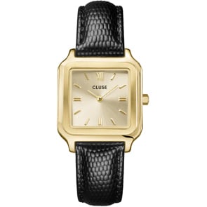 Cluse Gracieuse Leather Black / Gold