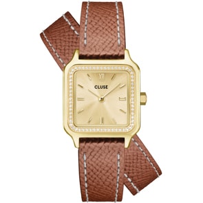 Cluse Gracieuse Petite Double Leather Nutshell / Goldig