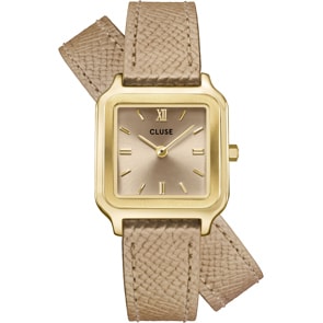 Cluse Gracieuse Petite Double Leather Rugby Tan / Doré