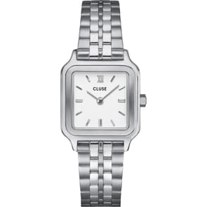 Cluse Gracieuse Petite Double Steel Weiss / Silbrig