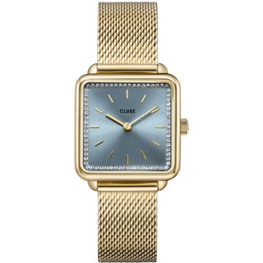 Cluse La Tétragone Mesh Gold / Light Blue