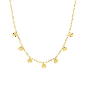 Collier 750/18 K Gelbgold