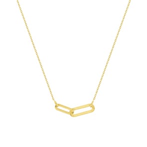 Collier 750/18 K Gelbgold Fantasie
