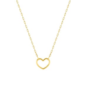 Collier 750/18 K Gelbgold Herz 11 x 9mm