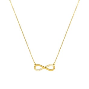 Collier 750/18 K Gelbgold Infinity