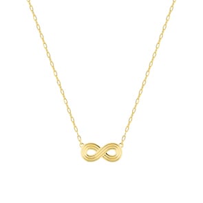 Collier 750/18 K Gelbgold Infinity