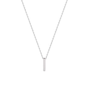 Collier 750/18 K Weissgold