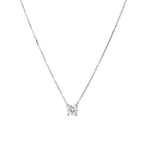 Collier 750/18 K Weissgold mit Zirkonia Ø 5mm