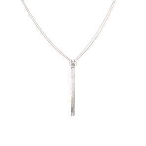 Collier 925 Silber rhodiniert 42cm