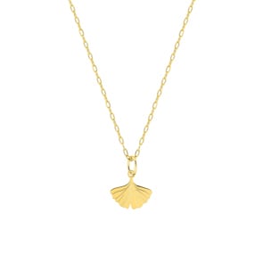 Collier mit Anhänger 750/18 K Gelbgold