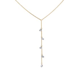 Collier mit Anhänger 750/18 K Gelbgold mit Diamanten 0.48 ct H/si by CHRISTIAN