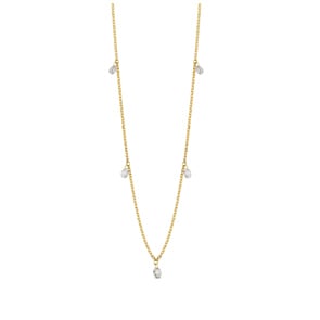 Collier mit Anhänger 750/18 K Gelbgold mit Diamanten 0.50 ct H/si by CHRISTIAN