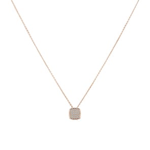 Collier mit Anhänger 750/18 K Roségold mit Diamanten 0.06 ct H/si by CHRISTIAN
