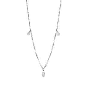 Collier mit Anhänger 750/18 K Weissgold mit Diamanten 0.40 ct H/si by CHRISTIAN