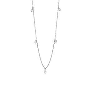 Collier mit Anhänger 750/18 K Weissgold mit Diamanten 0.50 ct H/si by CHRISTIAN