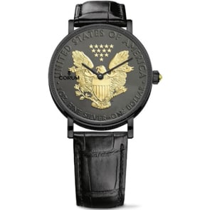 Corum Artisans Coin Watch Black Silver C082/03956
