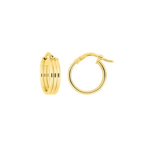 Creolen 375/9 K Gelbgold Ø 12mm