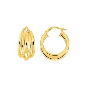 Creolen 375/9 K Gelbgold Ø 19mm