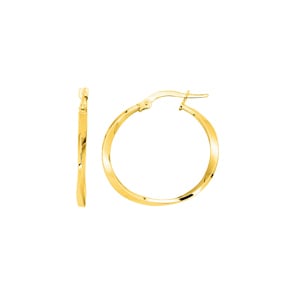 Creolen 375/9 K Gelbgold Ø 20mm