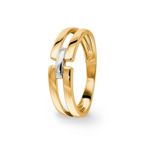 Damenring 750/18 K Gelbgold