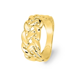 Damenring 750/18 K Gelbgold