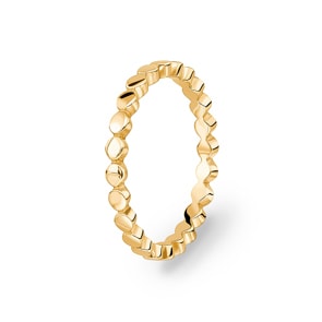 Damenring 750/18 K Gelbgold
