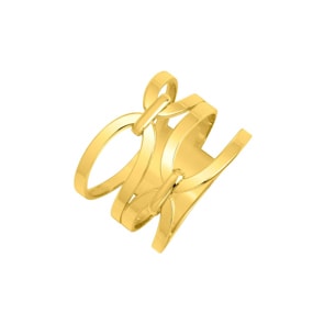Damenring 750/18 K Gelbgold
