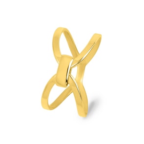 Damenring 750/18 K Gelbgold