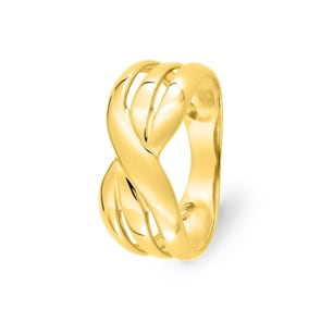 Damenring 750/18 K Gelbgold