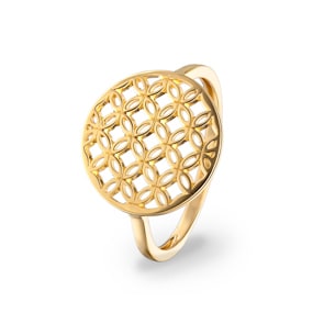 Bague or jaune 750/18 ct