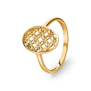 Damenring 750/18 K Gelbgold