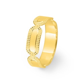 Damenring 750/18 K Gelbgold