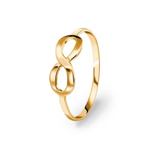 Bague or jaune 750/18 ct, Infinity
