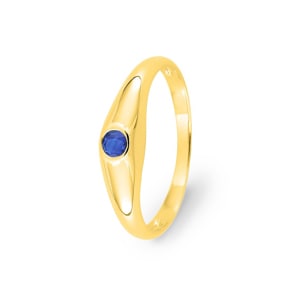 Ring 750/18 K Yellow Gold with Sapphire