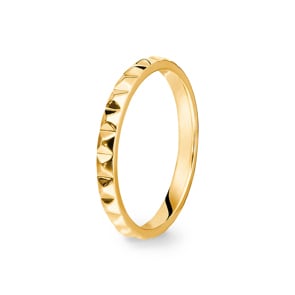 Damenring 750/18 K Gelbgold