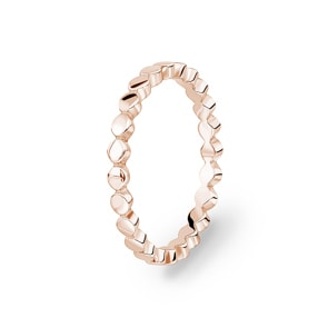Damenring 750/18 K Roségold