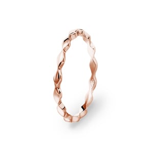 Damenring 750/18 K Roségold