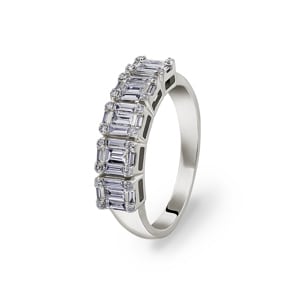 Damenring 750/18 K Weissgold mit Diamanten 0.66 ct H/si by CHRISTIAN