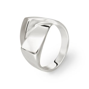 Damenring 925 Silber rhodiniert