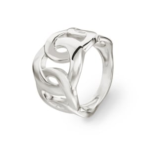 Damenring 925 Silber rhodiniert