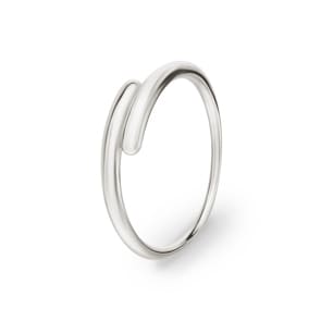 Damenring 925 Silber rhodiniert