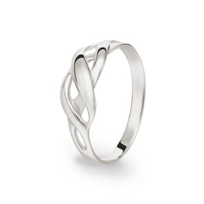 Damenring 925 Silber rhodiniert, Fantasie