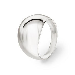 Damenring 925 Silber rhodiniert, galvanisiert L