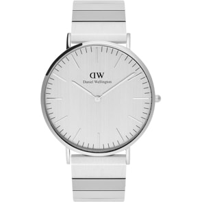 Daniel Wellington Classic Piano Link Silver Unitone Ø 40mm
