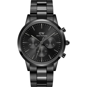 Daniel Wellington Iconic Chronograph Link Onyx Ø 40mm